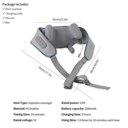 ZenFlex™ Neck and Shoulder Massage Device